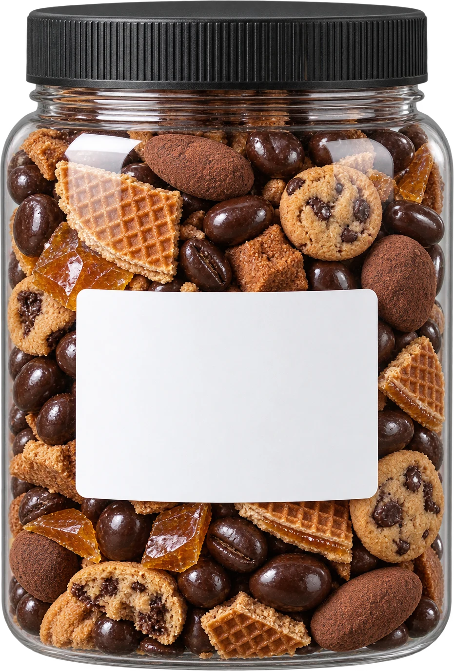 A jar of the Coffee Run mix