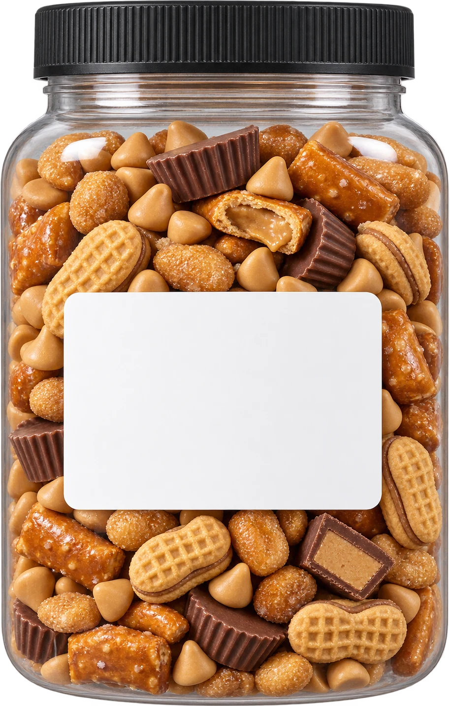 A jar of the PB Everything mix