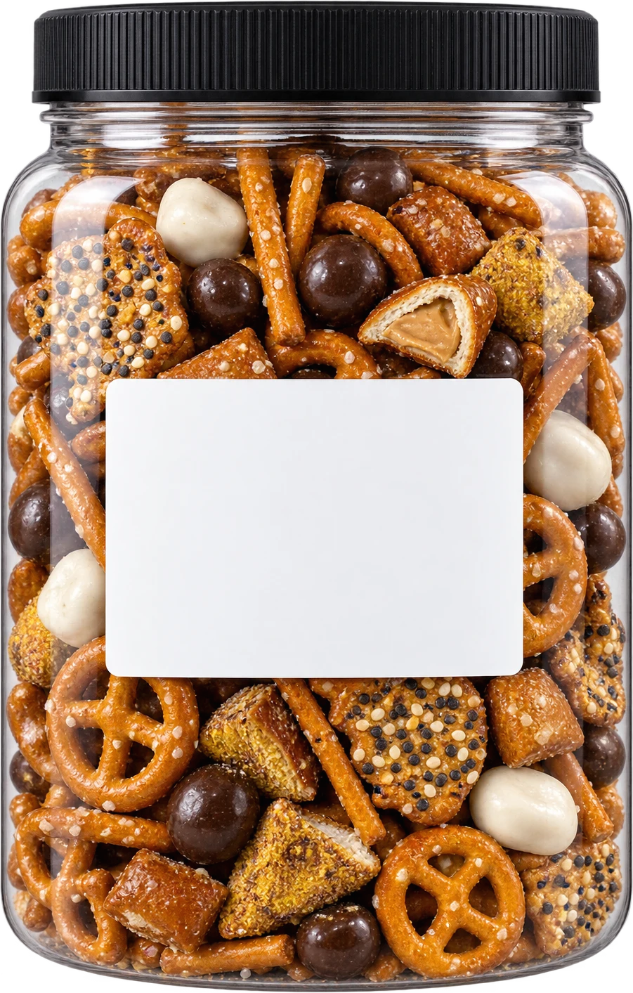 A jar of the Pretzel Logic mix