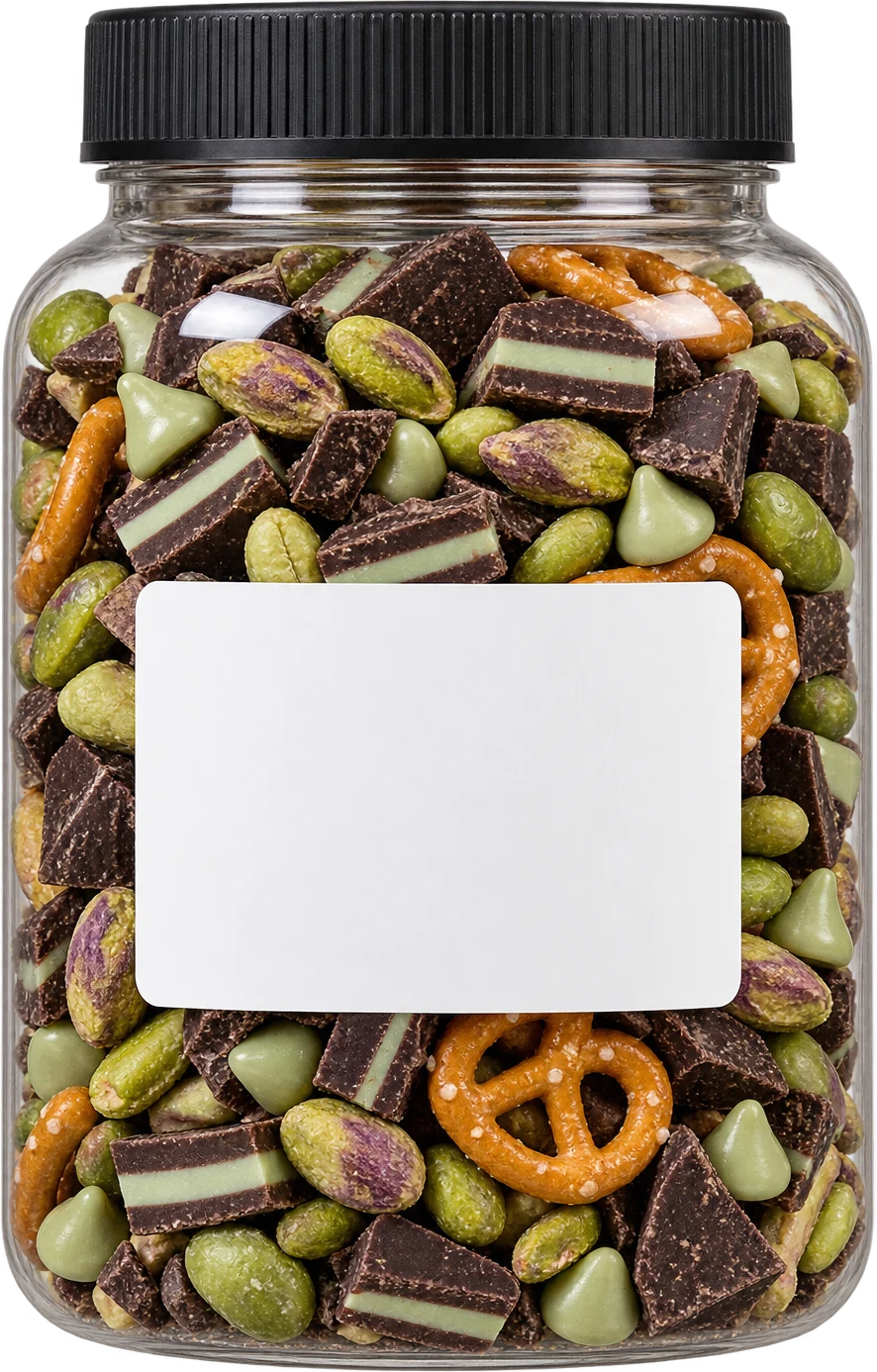 A jar of the Lucky mix